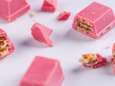 Roze chocolade is wereldwijd een enorm succes