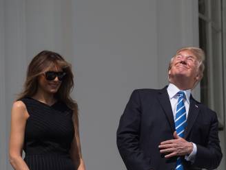Alle 'fake' waarschuwingen ten spijt: Trump kan piepen naar eclips niet laten
