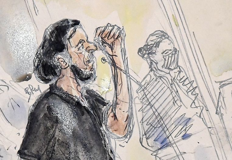 Het terreurproces tegen Brusselaar Salah Abdeslam is vorige week begonnen. Beeld AFP