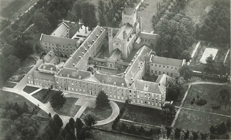 Het grootseminarie Haarendael rond 1944. Beeld 