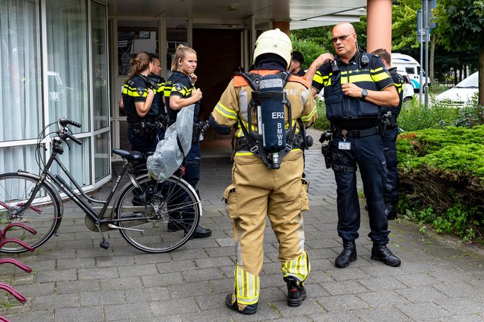 Brandmelding aan de Kloosterstraat in Made.