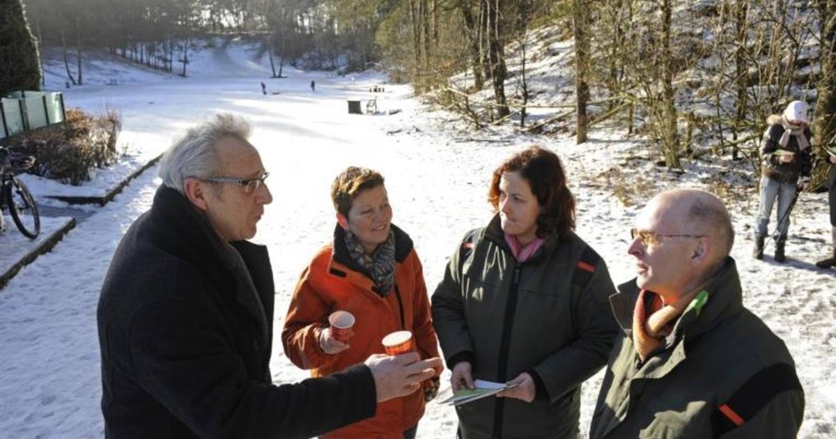 Chocolademelk bij wandeling Leesten