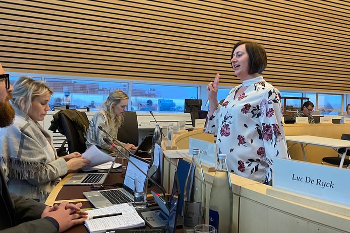Kim Aluwé legde maandagavond de eed af.