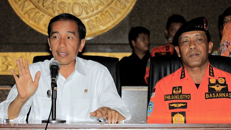 De Indonesische president Joko Widodo (l) zei eind december dat hij nooit gratie zal verlenen aan drugsveroordeelden. Beeld epa
