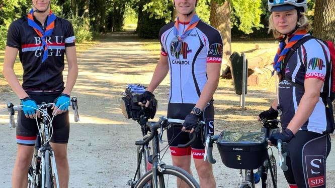 Drie KSA-jongeren fietsen van Brugge naar Lourdes: “In de voetsporen van onze burgemeester”