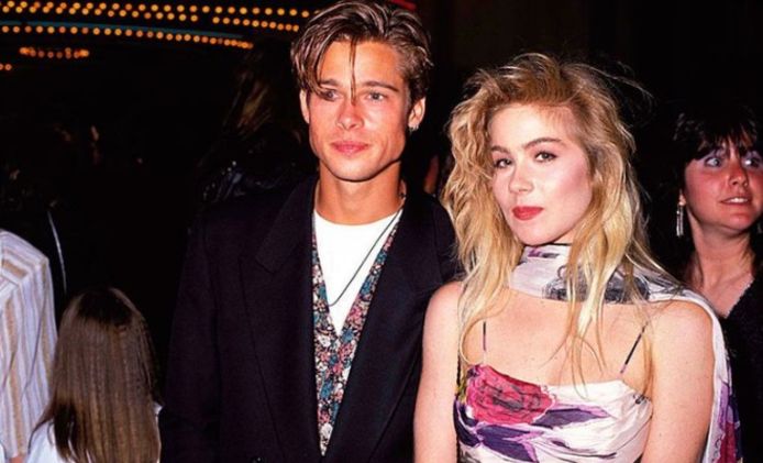 Brad Pitt en Christina Applegate tijdens hun kortstondige romance.