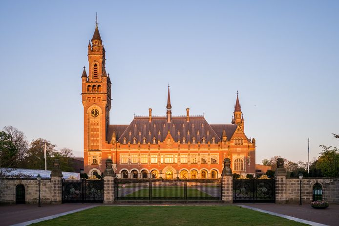 Het Vredespaleis in Den Haag.