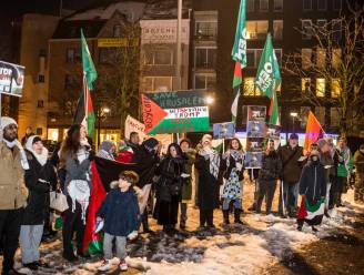 Antwerp for Palestina protesteert tegen uitspraken Trump
