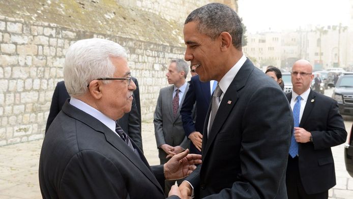 Mahmoud Abbas et Barack Obama