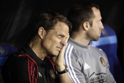 Frank de Boer: drie keer verlies in eerste wedstrijd