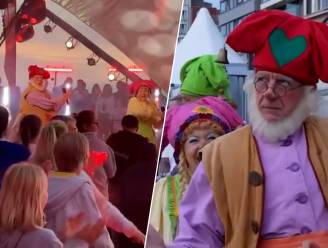 Kabouter Plop doet de kabouterdans op 'Tien Om Te Zien'-podium