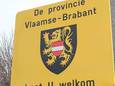 Het signalisatiebord heet U welkom in Vlaamse-Brabant.