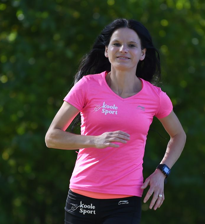 Monica Sanderse werd tweede op de halve marathon van Etten-Leur.