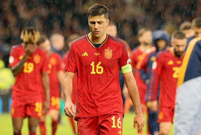 Rodri, aanvoerder van Spanje.