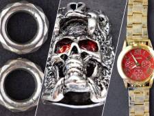 Politie zoekt eigenaar van bijzondere gestolen sieraden in Dordt: doodshoofd en opvallend horloge 