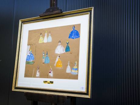 Waterverfschilderij van jonge prinses Beatrix brengt meer op dan verwacht