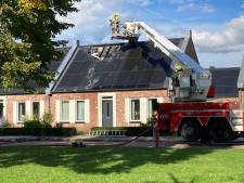Weer brand onder zonnepanelen in Oude Polderstraat in Hulst