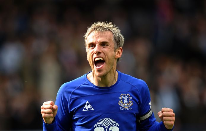 Neville sloot zijn carrière als voetballer af bij Everton.