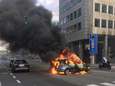 Brandende wagen lijkt protest tegen Congolese president
