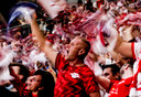 Leipzig-fans juichen.