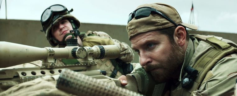 Bradley Cooper in actie in American Sniper. Beeld ap