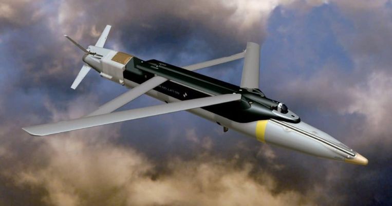 Een GBU-39 bom in glijvlucht. Beeld Saab