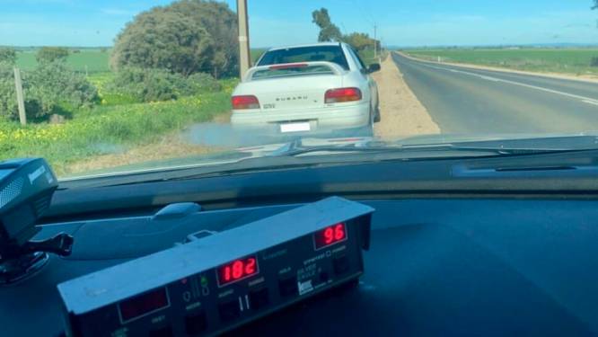 Bejaarde man gepakt met snelheid van 182 kilometer per uur