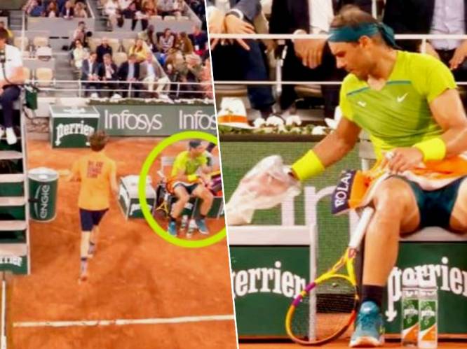 Ook om zijn veelvuldig zweten te verslaan heeft Rafael Nadal een even simpel als geniaal middeltje in huis
