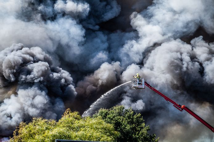 Brand in Duiven.
