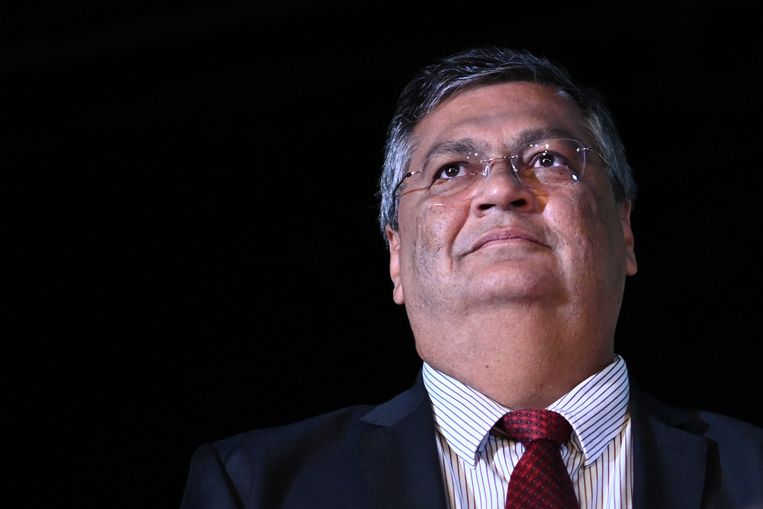 Flávio Dino krijgt de zware portefeuille Justitie.  Beeld Andre Borges / ANP 
