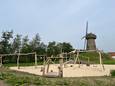 De speeltuin aan de Gerardsmolen in Wippelgem.