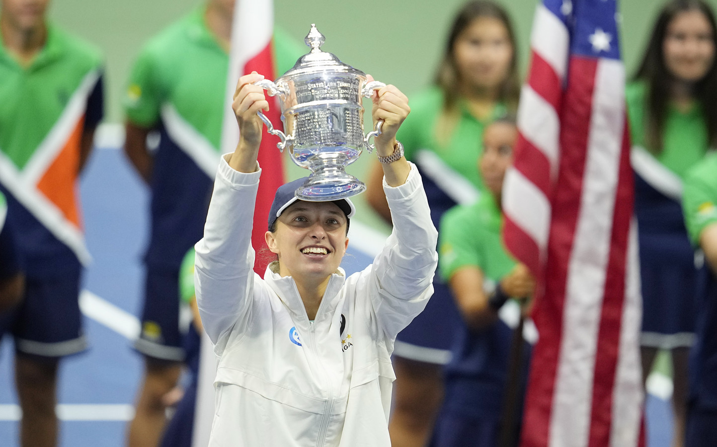 Indrukwekkende Iga Swiatek rekent in finale US Open af met