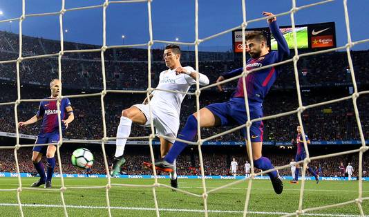 6 mei 2018: Ronaldo scoort tegen FC Barcelona.