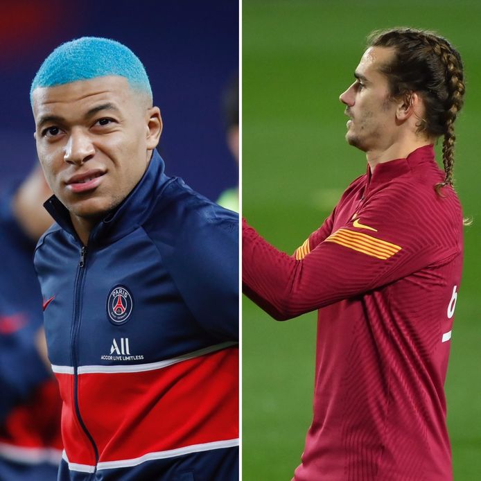 Kylian Mbappé en Antoine Griezmann.