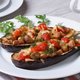 Vul je maag met gevulde aubergine