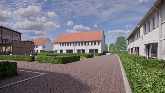 Een artist’s impression van de bouwplannen in de Klokkengieterij.