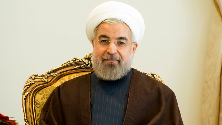 De Iraanse president Rohani voert de druk op in aanloop naar de onderhandelingen. Beeld BELGA
