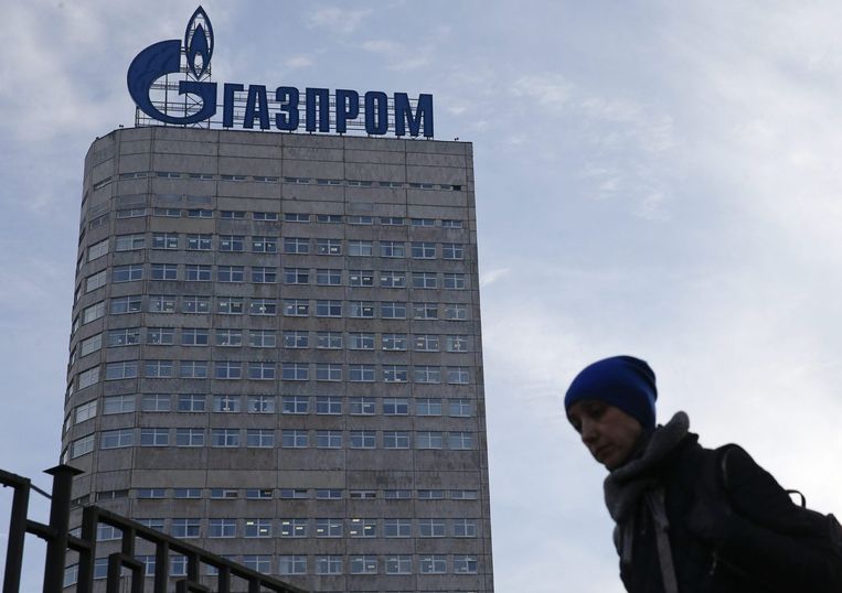 Hoofdkantoor Gazprom in Moskou. Beeld reuters
