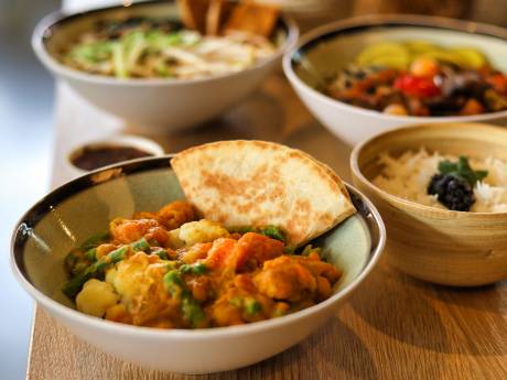 Zesde gerecht van de receptenwedstrijd: Sweet potato roti van Good Food Republic