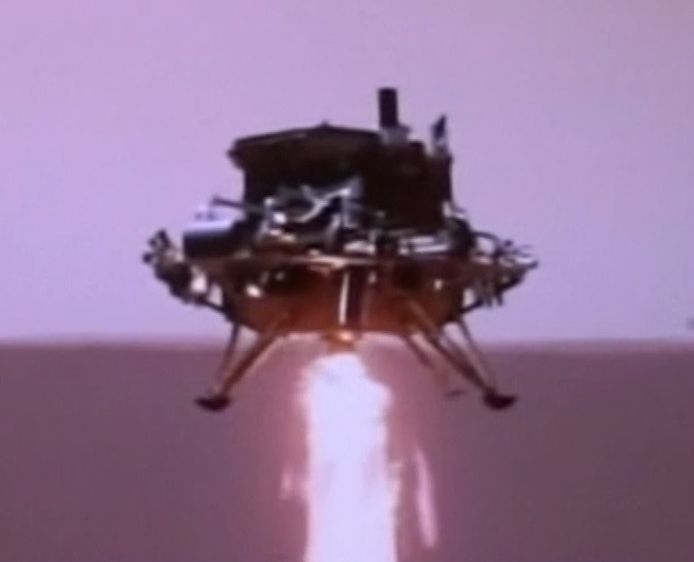 La Chine est parvenue à poser un petit robot sur Mars.