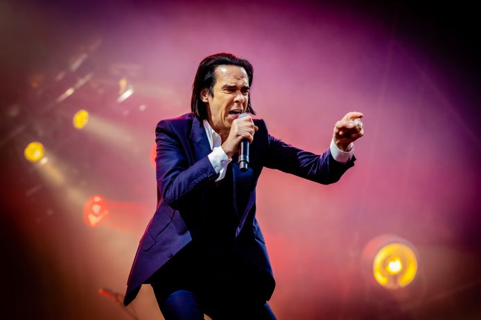 Nick Cave eerder deze maand op het Best Kept Secret Festival, overmorgen op TW Classic. -