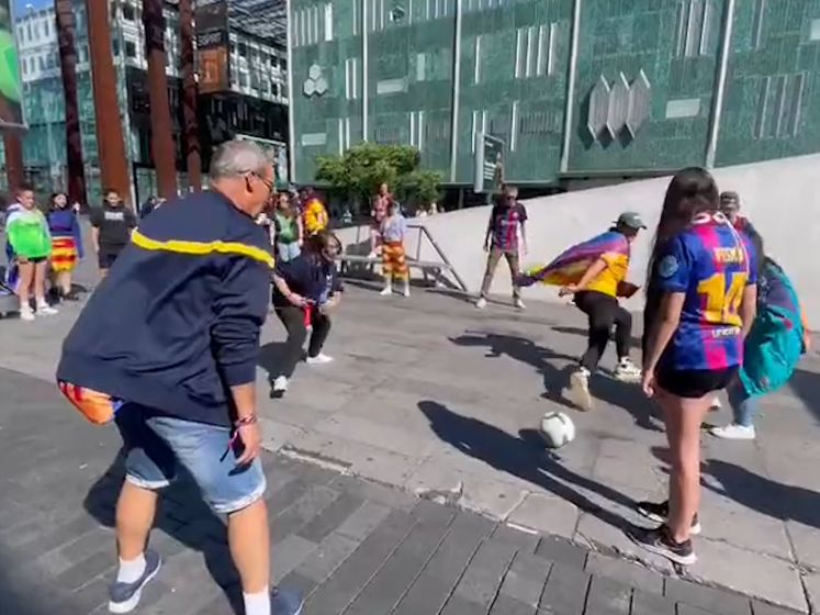Drukte in Eindhoven voor Champions League-finale