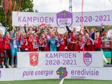Vrouwen FC Twente kronen zich tot kampioen dankzij goal in extremis en nederlaag PSV