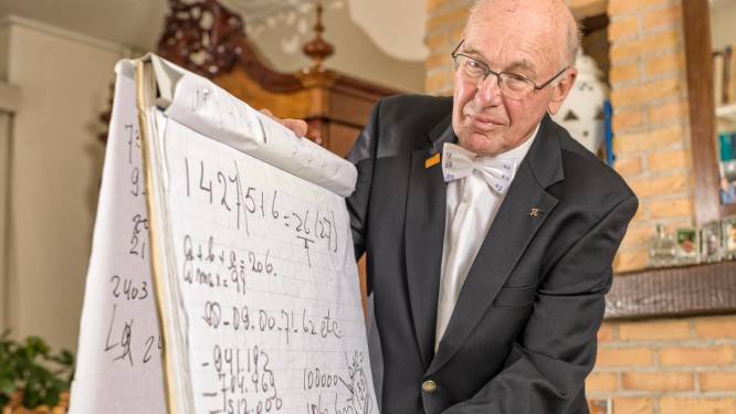 Rekenwonder (82) wil eigen wereldrecord verbreken: ‘Van rekenmachines word je lui’