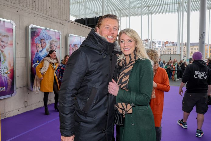 Noa Neal en haar verloofde Philippe.