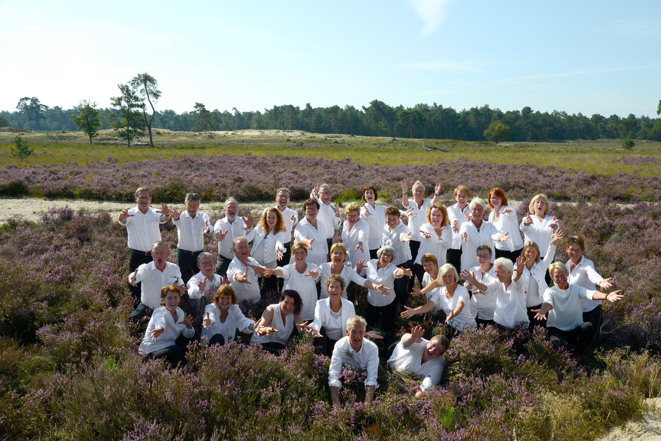 Jubilerend koor La Jeunesse houdt stem in badkamer in conditie Foto bd.nl