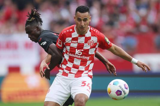 Anwar El Ghazi in actie namens FSV Mainz 05.