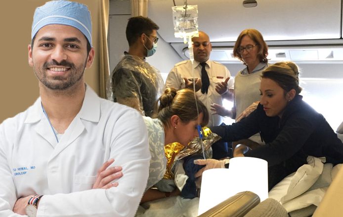 Dokter Sij Hemal was een van de artsen die de bevallende vrouw hielpen.