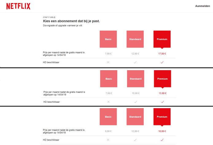Netflix Test Hogere Prijzen Voor Abonnement In Belgie Internet Hln Be