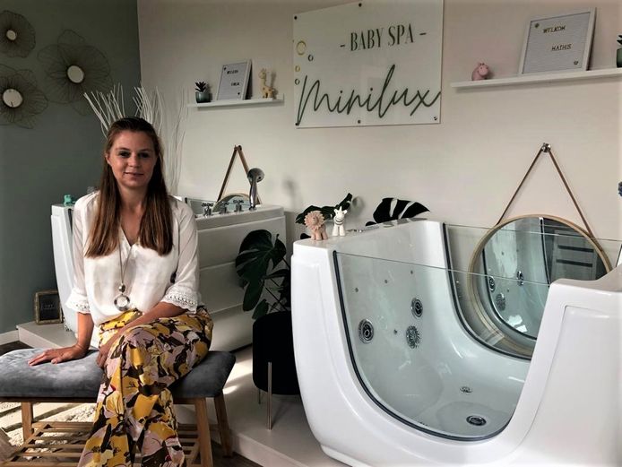 Gerda Wuyts opende half juli haar baby spa Minilux.